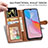 Leather Case Stands Flip Cover Holder S05D for Vivo Y21