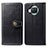 Leather Case Stands Flip Cover Holder S05D for Xiaomi Mi 10i 5G Black