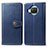 Leather Case Stands Flip Cover Holder S05D for Xiaomi Mi 10T Lite 5G Blue