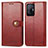 Leather Case Stands Flip Cover Holder S05D for Xiaomi Mi 11T Pro 5G Red