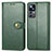 Leather Case Stands Flip Cover Holder S05D for Xiaomi Mi 12T 5G Green