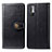 Leather Case Stands Flip Cover Holder S05D for Xiaomi POCO M3 Pro 5G Black