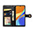 Leather Case Stands Flip Cover Holder S05D for Xiaomi Redmi 10A 4G