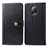 Leather Case Stands Flip Cover Holder S05D for Xiaomi Redmi 10X 5G Black
