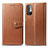 Leather Case Stands Flip Cover Holder S05D for Xiaomi Redmi Note 10 5G