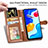 Leather Case Stands Flip Cover Holder S05D for Xiaomi Redmi Note 11 4G (2022)