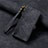 Leather Case Stands Flip Cover Holder S06D for Apple iPhone 14 Pro Max Black