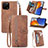 Leather Case Stands Flip Cover Holder S06D for Huawei Enjoy 50z