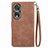 Leather Case Stands Flip Cover Holder S06D for Huawei Honor 80 Pro Flat 5G