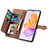 Leather Case Stands Flip Cover Holder S06D for Huawei Honor 80 SE 5G