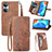 Leather Case Stands Flip Cover Holder S06D for Huawei Honor X7