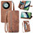 Leather Case Stands Flip Cover Holder S06D for Huawei Mate 60