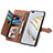 Leather Case Stands Flip Cover Holder S06D for Huawei Nova 10 Pro