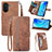 Leather Case Stands Flip Cover Holder S06D for Huawei Nova Y70