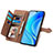 Leather Case Stands Flip Cover Holder S06D for Huawei Nova Y70