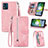 Leather Case Stands Flip Cover Holder S06D for Motorola Moto E13