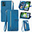 Leather Case Stands Flip Cover Holder S06D for Motorola Moto E13