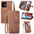 Leather Case Stands Flip Cover Holder S06D for Motorola Moto Edge 40 Pro 5G