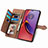 Leather Case Stands Flip Cover Holder S06D for Motorola Moto G84 5G