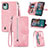 Leather Case Stands Flip Cover Holder S06D for Nokia C12