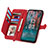 Leather Case Stands Flip Cover Holder S06D for Nokia C12