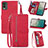 Leather Case Stands Flip Cover Holder S06D for Nokia C210