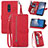 Leather Case Stands Flip Cover Holder S06D for Nokia C3