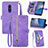 Leather Case Stands Flip Cover Holder S06D for Nokia C3