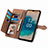 Leather Case Stands Flip Cover Holder S06D for Nokia G22