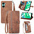 Leather Case Stands Flip Cover Holder S06D for Realme C33