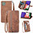 Leather Case Stands Flip Cover Holder S06D for Samsung Galaxy A22 5G