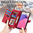 Leather Case Stands Flip Cover Holder S06D for Samsung Galaxy A33 5G