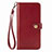 Leather Case Stands Flip Cover Holder S06D for Samsung Galaxy A91 Red