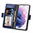 Leather Case Stands Flip Cover Holder S06D for Samsung Galaxy S21 5G