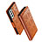 Leather Case Stands Flip Cover Holder S06D for Samsung Galaxy S23 5G