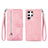 Leather Case Stands Flip Cover Holder S06D for Samsung Galaxy S23 Ultra 5G