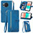 Leather Case Stands Flip Cover Holder S06D for Sharp Aquos R8