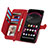 Leather Case Stands Flip Cover Holder S06D for Sharp Aquos R8 Pro