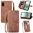 Leather Case Stands Flip Cover Holder S06D for Sharp Aquos wish3