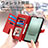Leather Case Stands Flip Cover Holder S06D for Sharp Aquos wish3