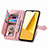 Leather Case Stands Flip Cover Holder S06D for Vivo Y02S