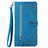 Leather Case Stands Flip Cover Holder S06D for Vivo Y35 4G