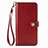 Leather Case Stands Flip Cover Holder S06D for Xiaomi Mi 10i 5G Red