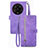 Leather Case Stands Flip Cover Holder S06D for Xiaomi Mi 13 Ultra 5G Purple