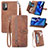 Leather Case Stands Flip Cover Holder S06D for Xiaomi POCO M3 Pro 5G