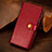 Leather Case Stands Flip Cover Holder S07D for Google Pixel 7 Pro 5G Red