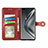 Leather Case Stands Flip Cover Holder S07D for Huawei Honor V40 5G