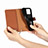 Leather Case Stands Flip Cover Holder S07D for Realme C30s