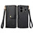 Leather Case Stands Flip Cover Holder S07D for Realme GT Neo5 5G