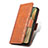 Leather Case Stands Flip Cover Holder S07D for Samsung Galaxy M12